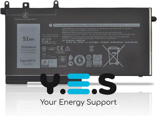 4254mAh 51Wh 11.4V батарея 93FTF D4CMT GJKNX 3DDDG DJWGP DV9NT FPT1C для Dell Precision 15 3520 3530 Latitude 5280 5288 E5480 E5580 E5490 5491 5591 Series