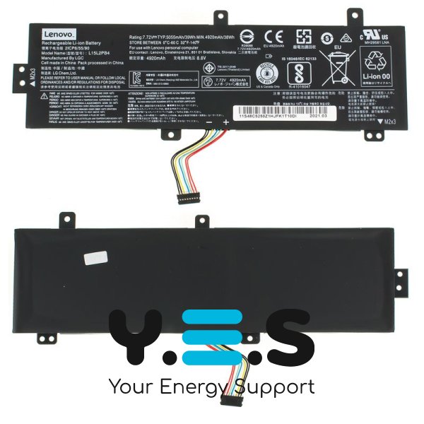 5055mAh 39Wh 7.72V батарея L15L2PB4 L15L2PB5 для Lenovo IdeaPad 510-15ISK 510-15IKB 310-15IKB 310-15ISK 310-15IAP 310-15ABR L15M2PB5 L15C2 PB5L 19Wh 5M2PB3 L15C2PB3 L15C2PB7 L15S2TB0