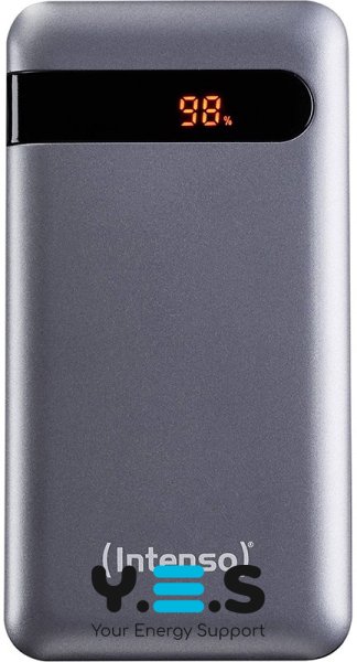 Power bank  Intenso PD10000 10000mAh, PD 18W, USB-C, USB-A QC 3.0 (7332330) Сірий PB930388