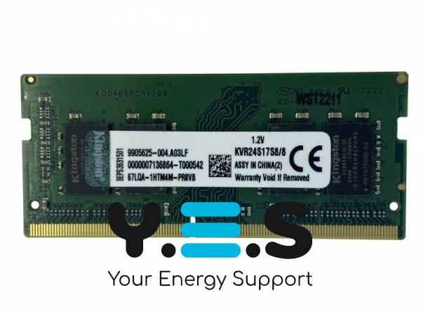 Оперативна пам'ять Kingston SODIMM DDR4 8ГБ 2400 MHz