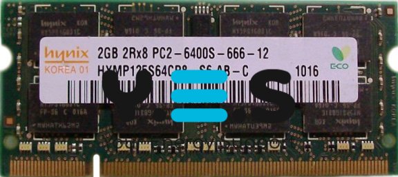 Оперативна пам'ять DIMM 2048Mb DDR2 PC-800 (PC6400) Hynix HYMP125S64CP8-S6