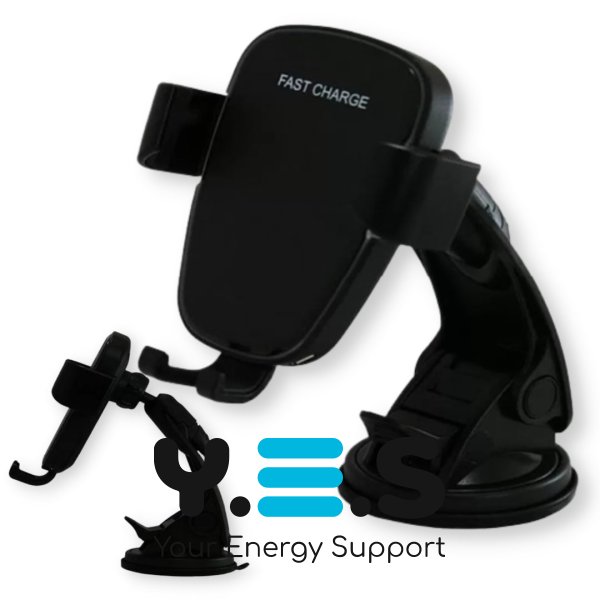 Автотримач JPD-1801/Q71T з бездротовою зарядкою черный