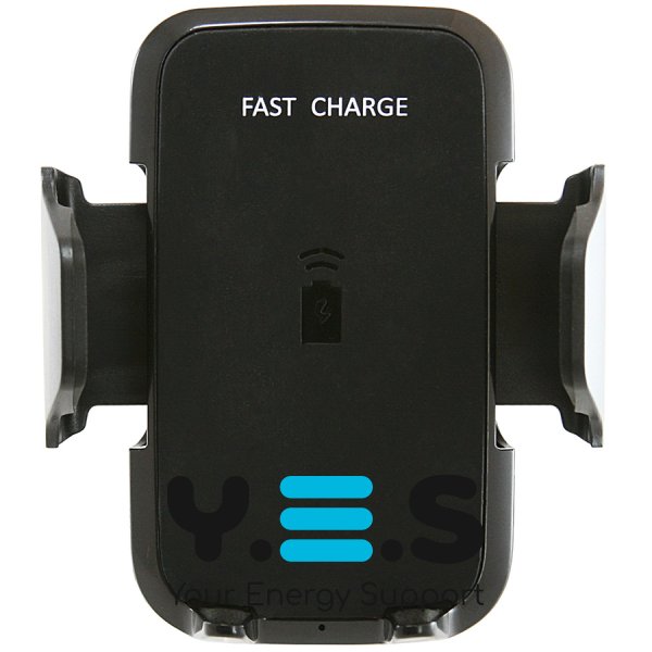 Автотримач QI-8001/JPD-Q68 з бездротовою зарядкою черный