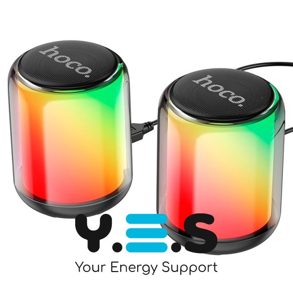 Bluetooth Колонка Hoco BS56 Colorful 2in1 Black