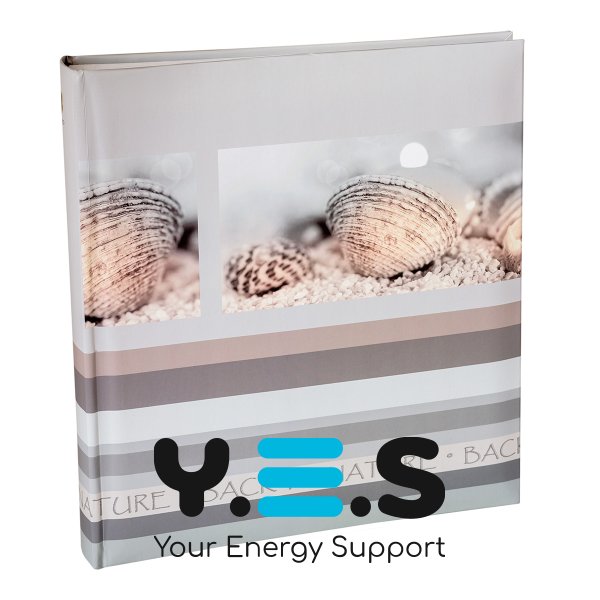 Альбом HENZO 290*330 НАЗАД ДО ПРИРОДИ 100 білих сторінок 10.628.00 Світло-сірий