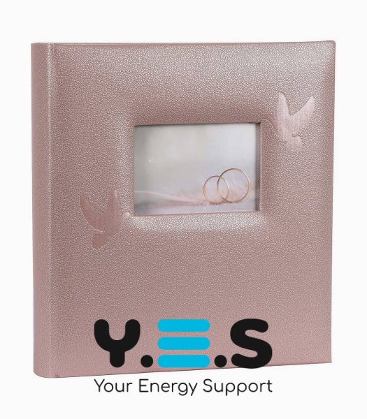 Альбом HENZO 280*305 PERLE Rose 80 white pages 22.102.13