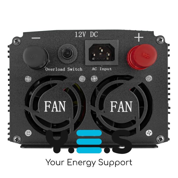 Інвертор Belttt 1500W, 12V, 15A (пікова потужність 3000W) модифікована синусоїда, з функцією зарядки