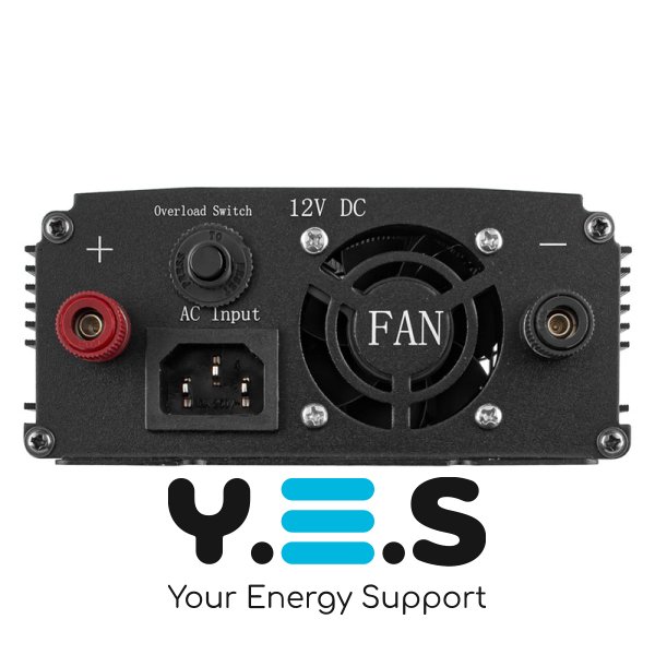 Інвертор Belttt 1000W, 12V, 8A (пікова потужність 2000W) модифікована синусоїда, з функцією зарядки