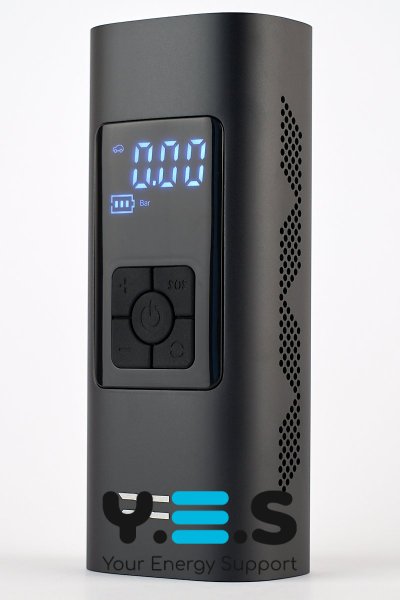 Портативний компресор для автомобіля DC CZ012 (6000 mAh) чорний