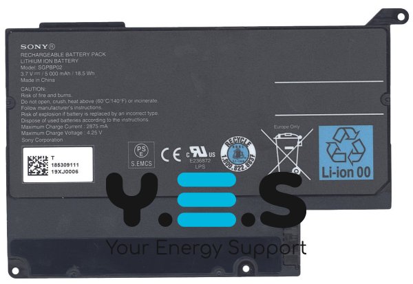 Original 5000mAh 3.7V акумулятор SGPBP02 для Sony Tablet S1