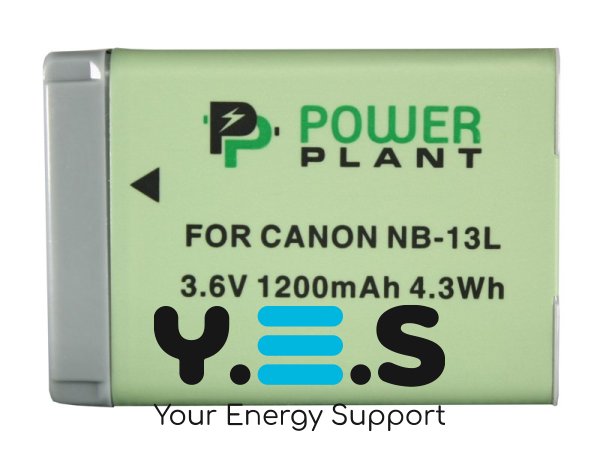 1200mAh PowerPlant батарея NB-13L для Canon PowerShot G7 X