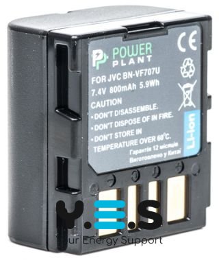 800mAh PowerPlant батарея BN-VF707U для JVC GR-D239 GR-D240 GR-D240E GR-D240EG GR-D240EX GR-D244US GR-D245 GR-D245E GR-D245EG GR-D246 GR-D247 GR-D250