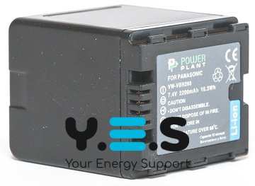 2200mAh PowerPlant батарея VW-VBN260 для Panasonic HC-X800 HC-X900 HDC-HS900 HDC-HS900. HDC-HS900