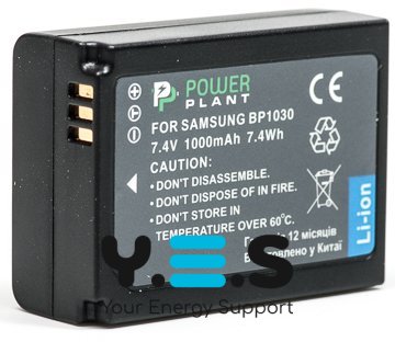 1000mAh PowerPlant батарея  BP-1030 для  Samsung NX1000  NX200  NX210