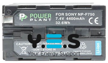 4400mAh PowerPlant батарея NP-F750 для  Sony LED