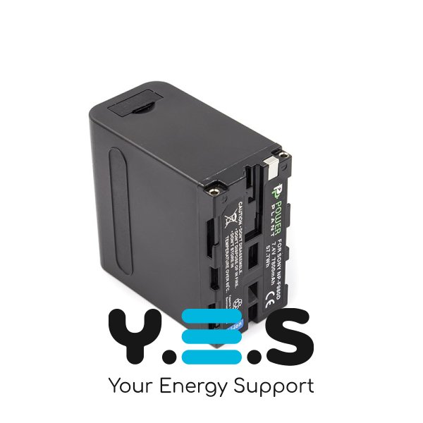 7800mAh PowerPlant батарея NP-F980D для Sony CyberShot D Series