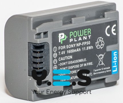 1600mAh PowerPlant батарея NP-FP50 для  Sony DCR-30 DCR-DVD103 DCR-DVD105 DCR-HC42E DCR-HC43E DCR-HC44E