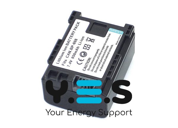 850mAh 7.4V батарея BP-808 для LEGRIA FS10