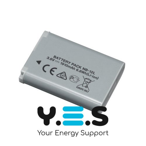 1910 мАг. Chako батарея NB-12L для Canon PowerShot N100, G1X Mk2.