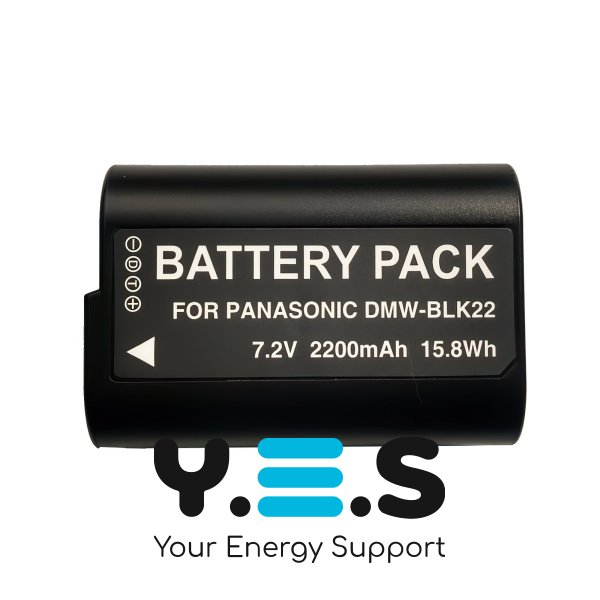 Original 2200мАг батарея DMW-BLK22E для Panasonic LUMIX: S5, GH5, G9 і GH5S.