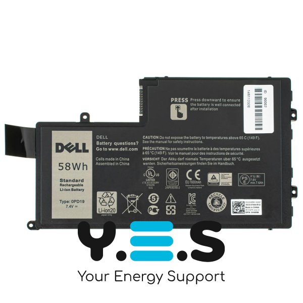 Original 7600mAh 7.4V TRHFF акумулятор для DELL Inspiron 14 5445/5447/5448/5457 15 5545/5547/5548/5557 Latitude 14-3450 15-3550