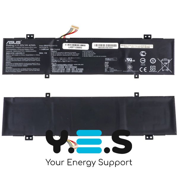 Original 3640mAh 11.55V C31N1733 акумулятор для Asus VivoBook TP412FA TP412UA Series TP412UA-EC098T TP412UA-EC060T TP412UA-EC123T TP412UA-EC114T