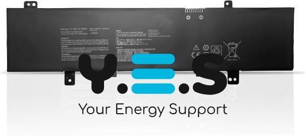 3600mAh батарея B31N1631 11.4V для ноутбука ASUS B31N1631 VivoBook: X505BA, X505BP, X505ZA, F505BA series 0B200-02510200