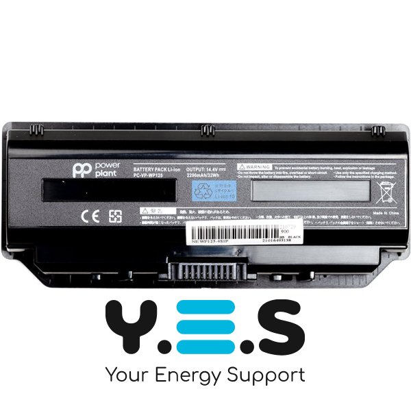 2200mAh батарея WP125-4S1P 14.4V для ноутбуків NEC PC-11750hs6r, pc-vp-wp125, op-570 - 77004.
