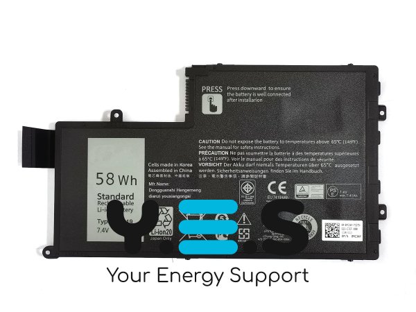 8000mAh 7.4V TRHFF акумулятор для DELL Inspiron 14 5445/5447/5448/5457 15 5545/5547/5548/5557 Latitude 14-3450 15-3550