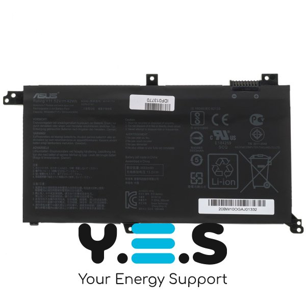 Original 3653mAh 11.52V B31N1732 акумулятор для Asus VivoBook S14 S430FA S430FN S430UA X430UN R430FA R430FN X430FN X571G X571LH X571GT