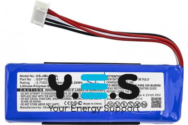 6000mAh Cameron Sino батарея GSP1029102A (CS-JML320SL) для  JBL Charge 3 2016