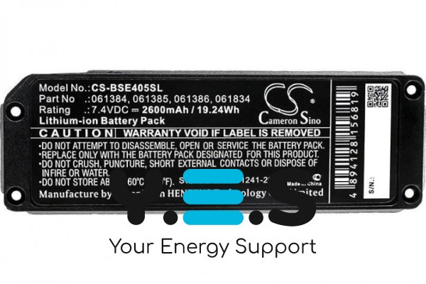 2600mAh Cameron Sino  батарея 061384 (CS-BSE405SL) для BOSE SoundLink Mini 1