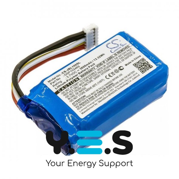 3600mAh Cameron Sino батарея GSP103465 (CS-JBL100SL) для JBL Link 10