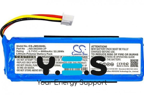 6000mAh Cameron Sino батарея AEC982999-2P (CS-JMD200SL) для JBL Charge