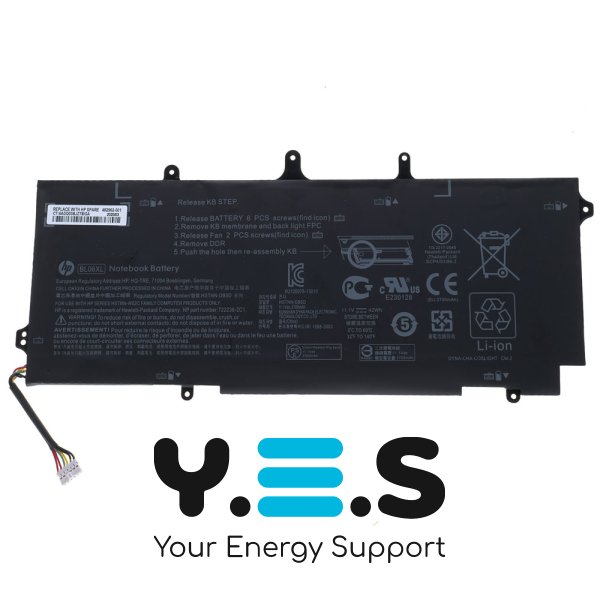 Original 3700mAh 11.1V 722236-171 BL06042XL BL06XL HSTNN-DB5D IB5D W02C акумулятор для HP EliteBook Folio 1040 G0 G1 G2