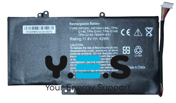 3800mAh 11.4V NP03XL акумулятор для HP Pavilion X360 13-A010DX TPN-Q146 TPN-Q147 TPN-Q148 HSTNN-LB6L 760944-421 NP03