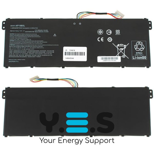 3440mAh 15.4V AP19B5Lбатарея для ACER Aspire 5 A515-43 A515-43G A515-52 A515-52G A517-52G / Swift 3 SF314-42 SP314