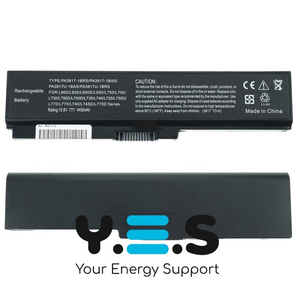 4400mAh 10.8V PA3634U-1BAS акумулятор для Toshiba Satellite C650 C650D C655 C655D C660D L515 PA3634U-1BRS PA3635U-1BAM PA3636U-1BRL