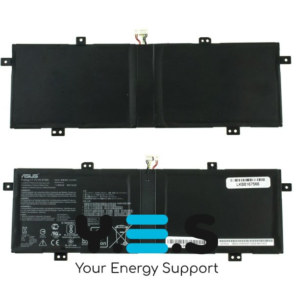 Original 6100mAh 47Wh 7.7V батарея C21N1833 для ASUS Zenbook: UX431FA, UX431FN 0B200-03340000