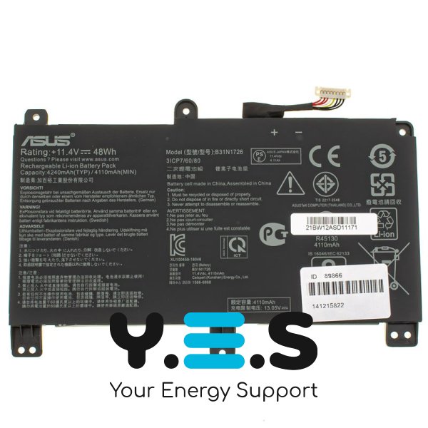 Original 4212mAh 48Wh 11.4V батарея B31N1726-2  для ASUS ROG Strix G15 G512LI)