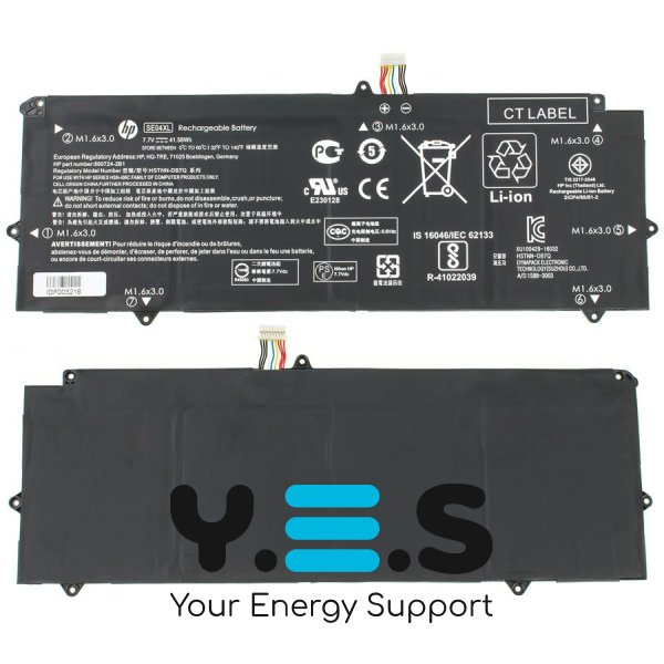 Original 5400mAh 41.58Wh 7.7V SE04XL SEO4XL 860724-2C1 HSTNN-DB7Q акумулятор для HP Pro X2 612 G2 RETAIL SOLUTIONS Tablet 1LV69EA