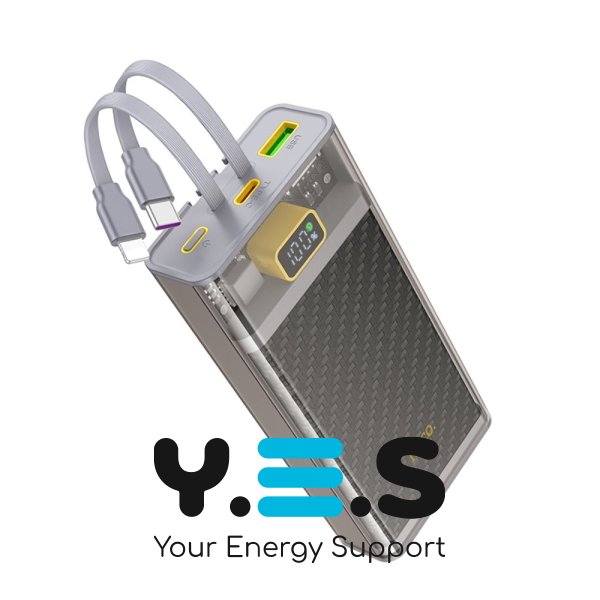 УМБ (павербанк) Power bank Hoco J104A 20000mAh 22.5W сірий