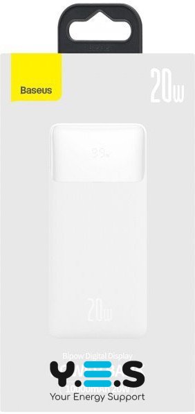 УМБ (Повербанк) Baseus Bipow Digital Display 20W 9V/12V|PD3.0+QC3.0|2USB/1Type-C|