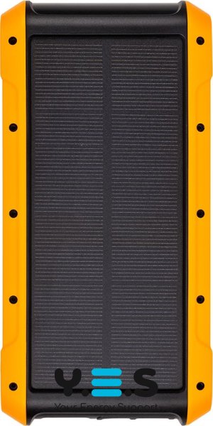 Мобільна батарея PowerPlant 20000mAh, PD 18W, USB-C, 2xUSB-A, QC3.0, Wireless, Solar panel 5.5V-0,2A