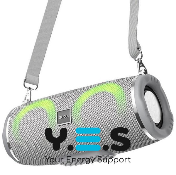 Портативна Bluetooth 5.0 бездротова колонка HOCO HC12 Sports BT speaker Grey