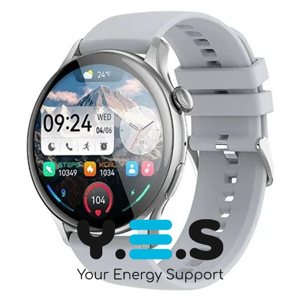 Смарт-годинник Hoco Y10 Pro AMOLED Smart watch | Track, HeartRate, IP68 | Silver