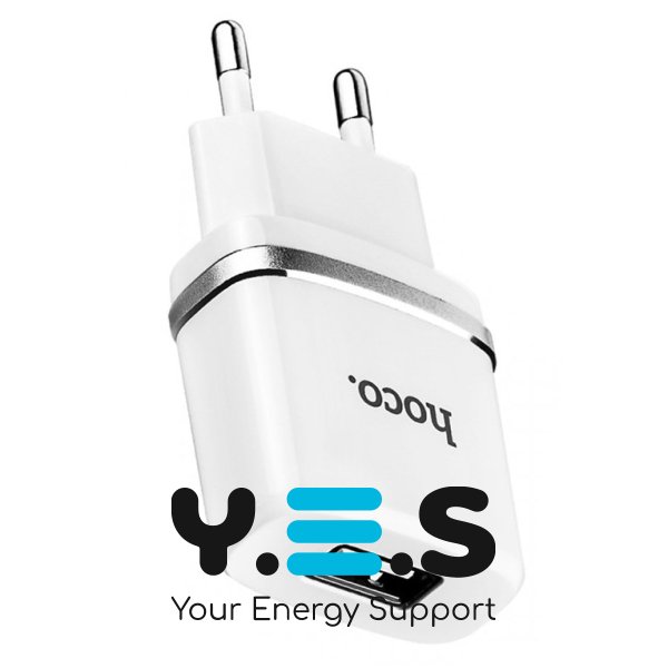 Мережевий зарядний пристрій Hoco C11 White