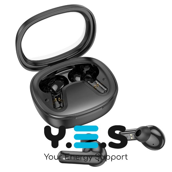 Навушники HOCO Shadow true wireless BT headset EQ6 BT5.3 40/320мАг 7год Чорний