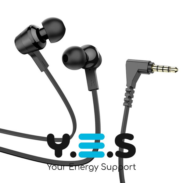 Навушники HOCO M86 Oceanic universal earphones with mic Black