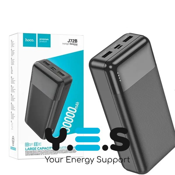 Портативний зарядний пристрій Power Bank Hoco J72B 30000 mAh Чорний